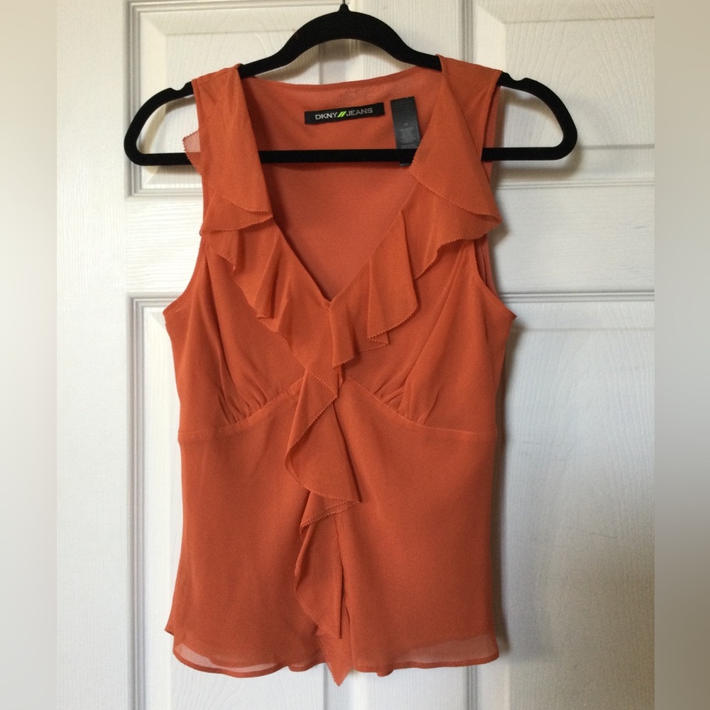 DKNY Ruffled Blouse